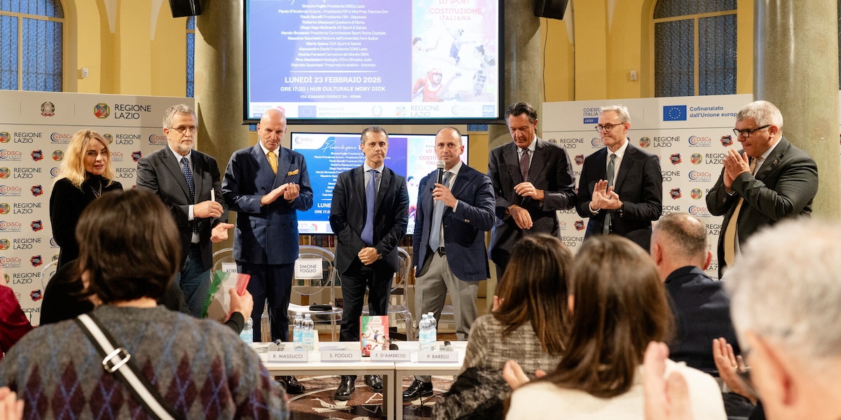 DiSCo Lazio, presentato a Roma il libro “Lo sport e la Costituzione italiana” di Flavio D’Ambrosi