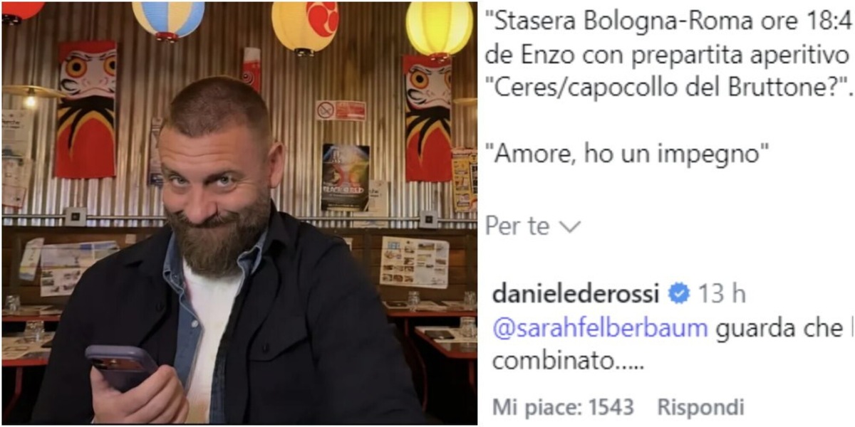 Il post virale di Sarah Felberbaum fa impazzire il web. E De Rossi commenta: "Guarda che hai combinato..."