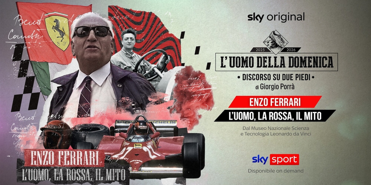 L’Uomo della domenica di Giorgio Porrà celebra la leggenda di Enzo Ferrari