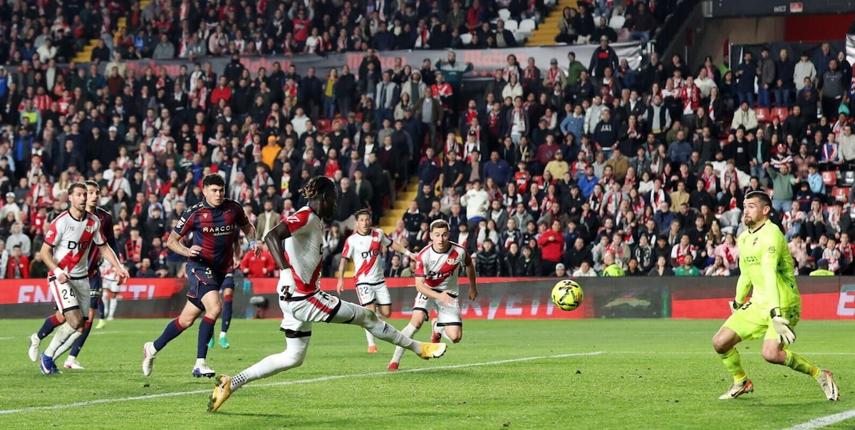 Liga, Ciss salva il Rayo Vallecano allo scadere contro il Levante