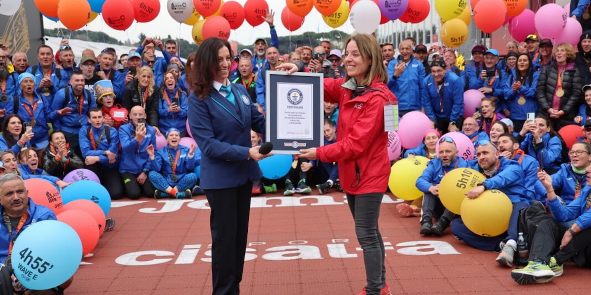 Guinness World Record per il World Pacer Team di Acea Run Rome The Marathon