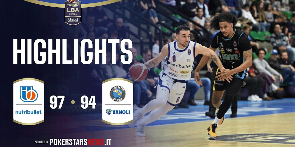 NutriBullet Treviso Basket - Vanoli Basket Cremoma | PokerstarsNews Highlights Serie A Unipol 2025/2026