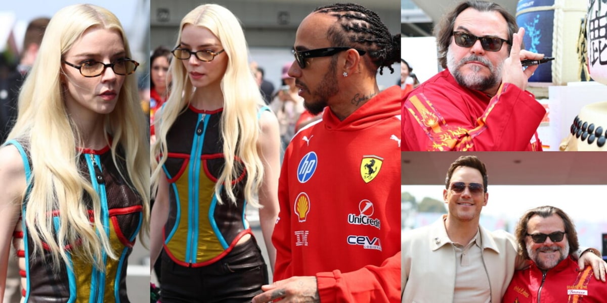 Anya Taylor-Joy illumina Suzuka insieme ad Hamilton: che parata di vip al Gran Premio del Giappone