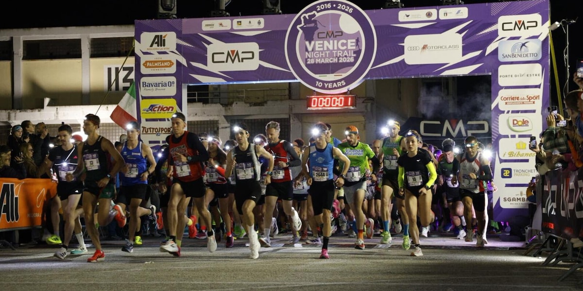 Giacomo Esposito e Diletta Moressa brillano al 10^ CMP Venice Night Trail!