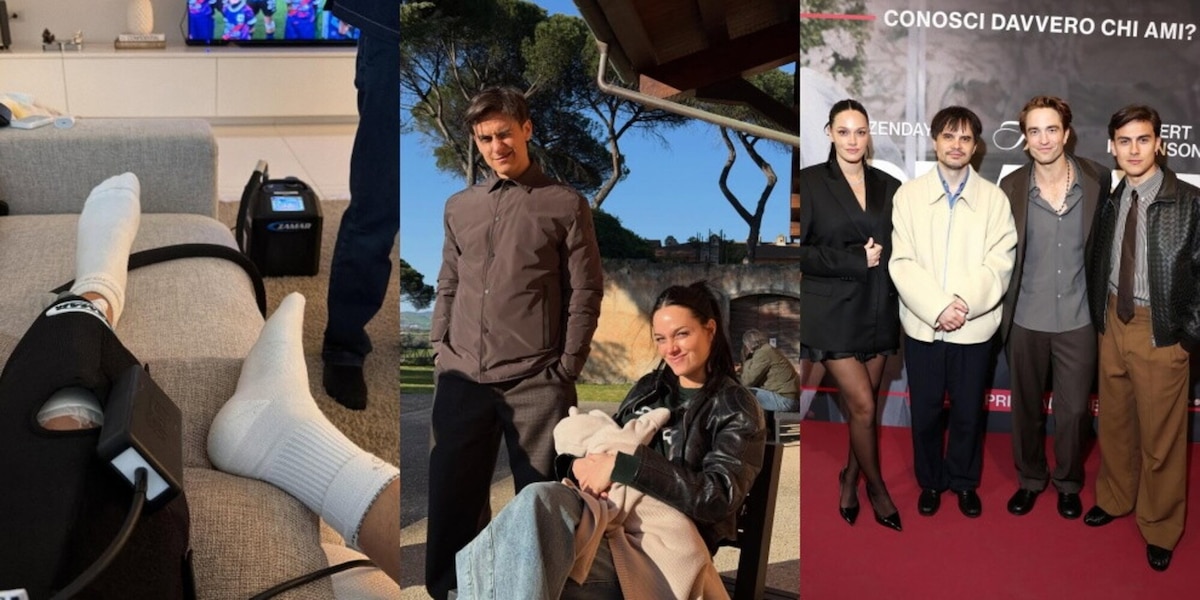 Dybala con Oriana e la piccola Gia: le domeniche in famiglia per recuperare dall'infortunio