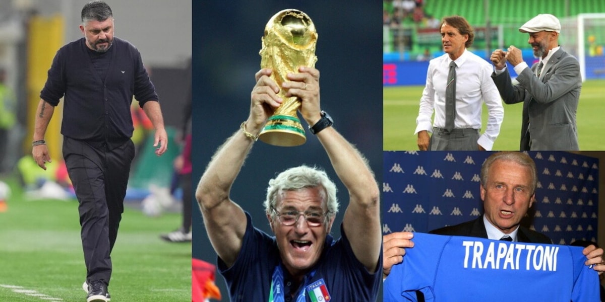 Da Trapattoni e Lippi fino a Gattuso: gli ultimi 10 allenatori dell'Italia