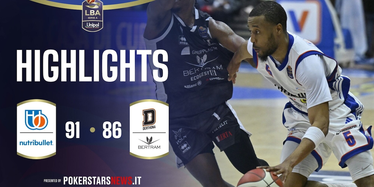 NutriBullet Treviso Basket - Bertram Derthona Tortona | PokerstarsNews Highlights Serie A Unipol 2025/2026