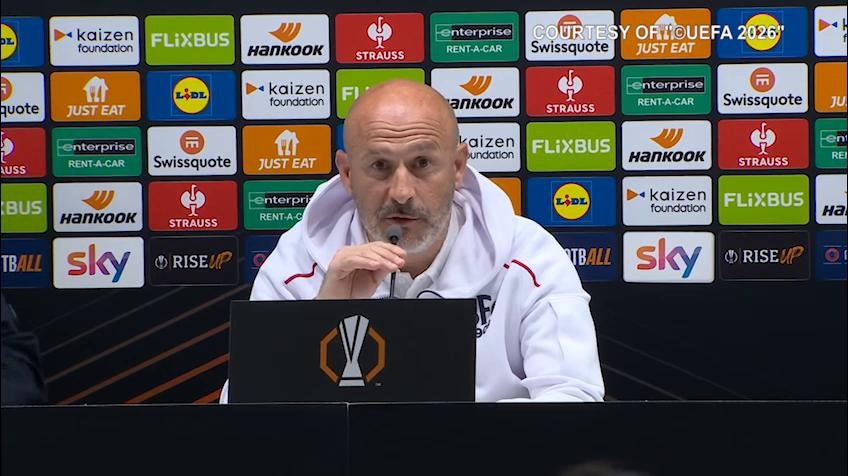 Italiano: "Con l'Aston Villa partiamo alla pari"