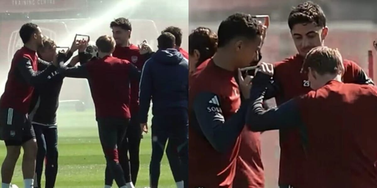 L'ultima "diavoleria" dell'Arsenal: Arteta tira fuori i pennarelli in allenamento e i calciatori...