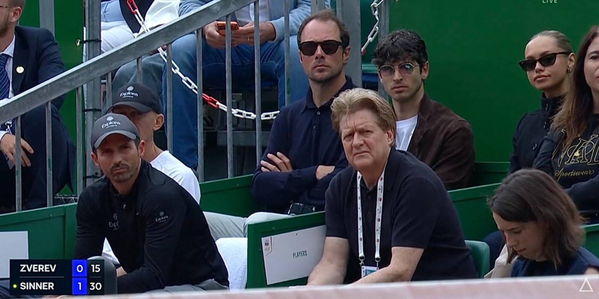 Montecarlo: nel box di Sinner c'è anche Giovinazzi al fianco di Laila e il papà