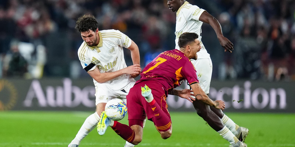 Lesione al flessore per Pellegrini, la Roma lo perde per un mese