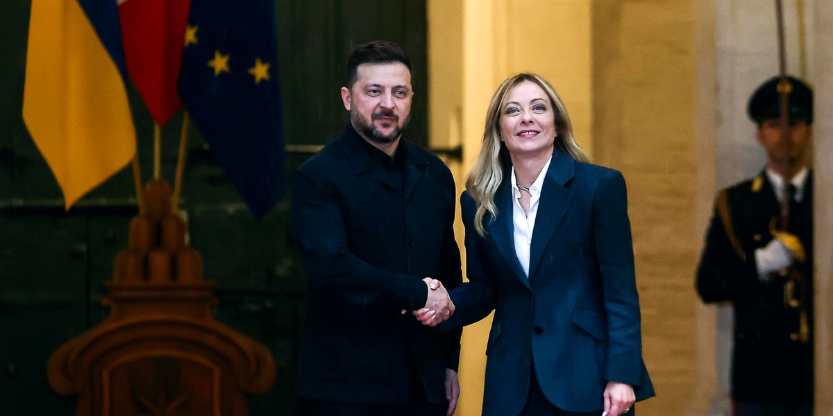 Meloni, con Kiev interessati a una produzione comune di droni