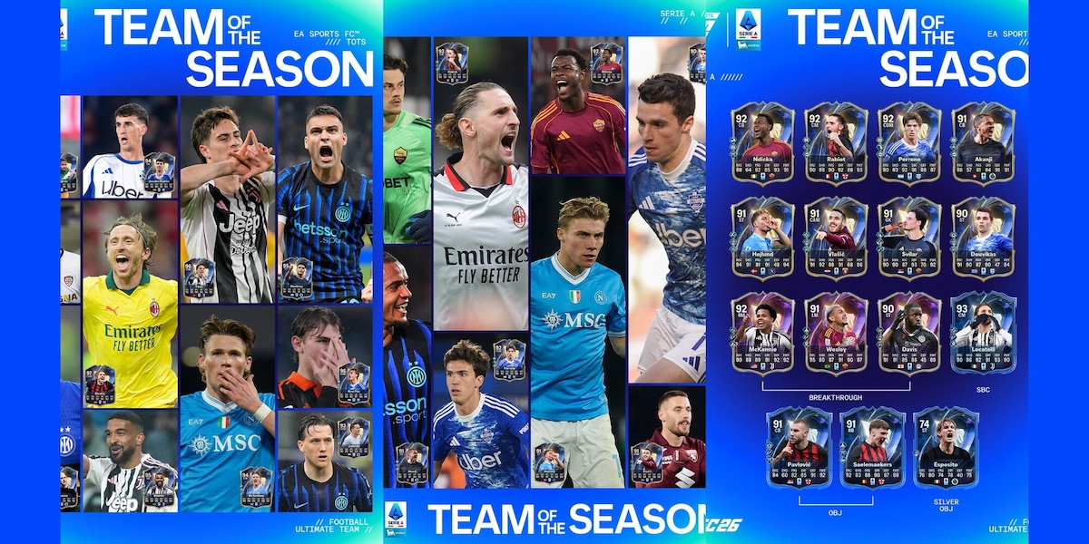 Tots Serie A, la lista completa di Ea Sports FC 26