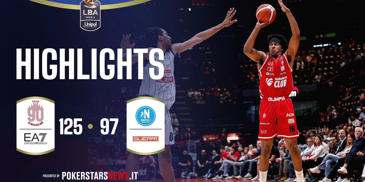 EA7 Emporio Armani Milano - Guerri Napoli | PokerstarsNews Highlights Serie A Unipol 2025/2026