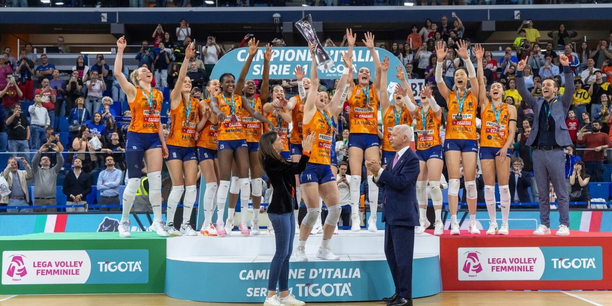 Festeggia Conegliano, lo scudetto è suo !