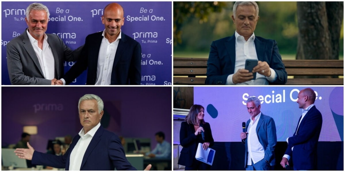 José Mourinho protagonista della nuova campagna multipiattaforma "Tu, Prima" di Prima Assicurazioni