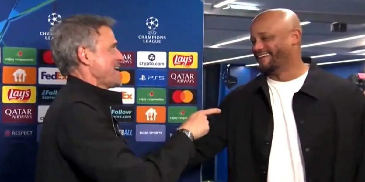 Luis Enrique-Kompany, il divertente siparietto dopo Psg-Bayern: "Ti è piaciuto?"