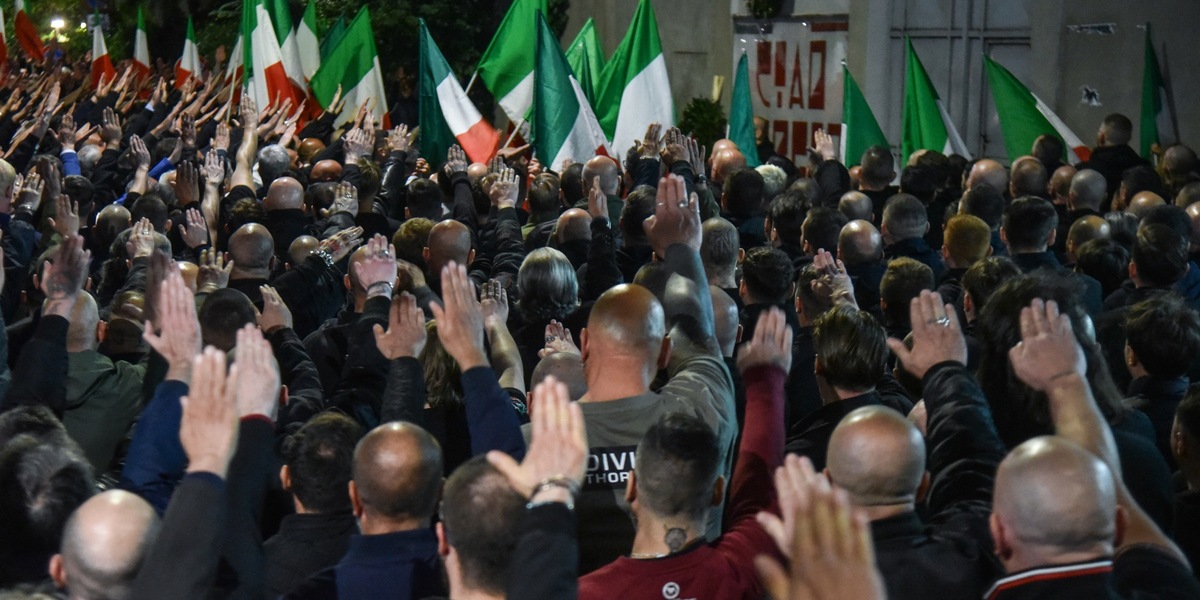 A Milano concluso il corteo per Ramelli con saluti romani