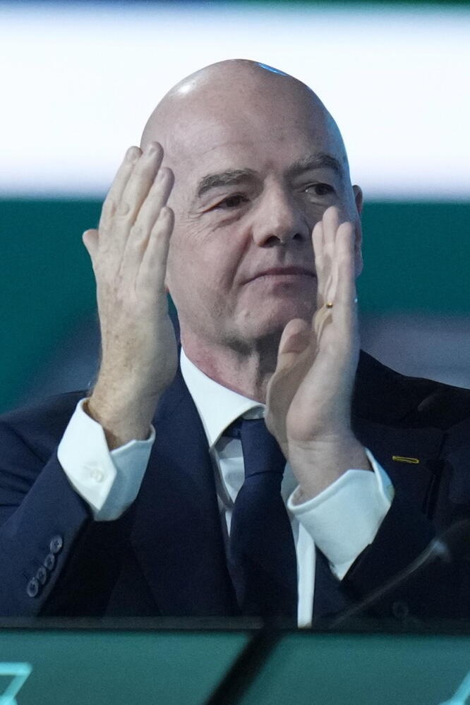 Calcio: Infantino ufficializza che si ricandiderà alla presidenza Fifa