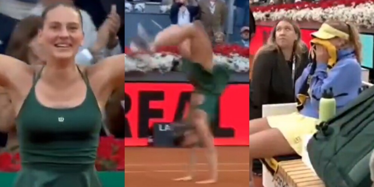 Kostyuk vince e fa le capriole davanti ad Andreeva in lacrime: scene surreali dalla finale Wta a Madrid
