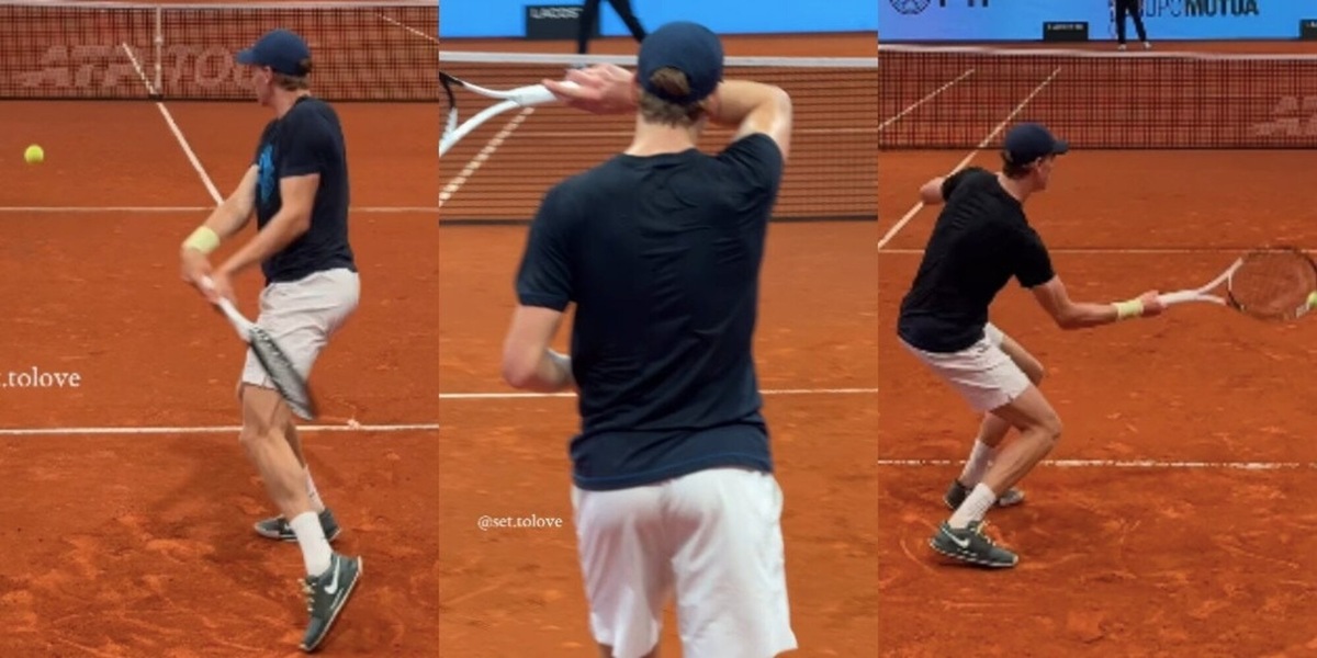 Sinner si prepara alla finale: le foto prima della sfida contro Zverev a Madrid