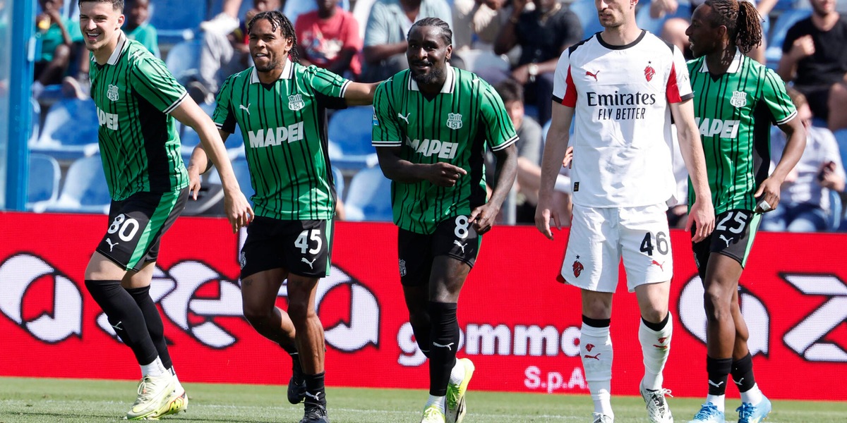 Serie A: Sassuolo-Milan 2-0