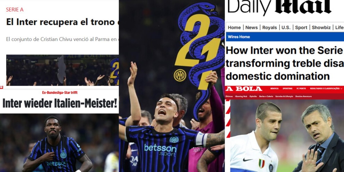 Il trionfo dell'Inter fa il giro del mondo: le aperture dei siti internazionali che celebrano lo Scudetto