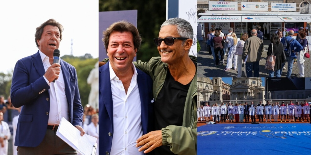 Roma Capitale della prevenzione: a Piazza del Popolo prende il via il tour dei 15 anni di Tennis & Friends
