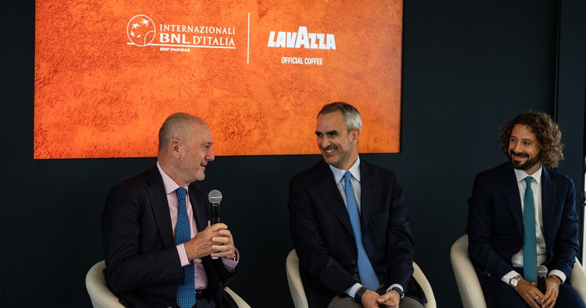 Lavazza debutta agli Internazionali BNL d'Italia e sarà al fianco di Sinner fino al 2030