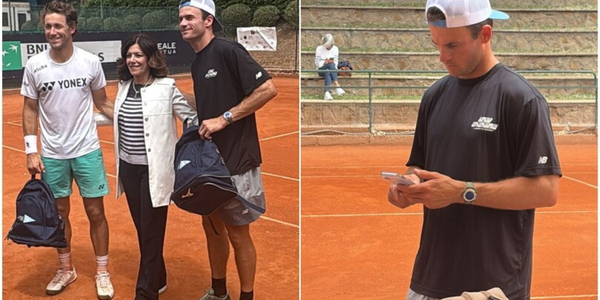 Tommy Paul e Casper Ruud, allenamento al Circolo Canottieri Lazio
