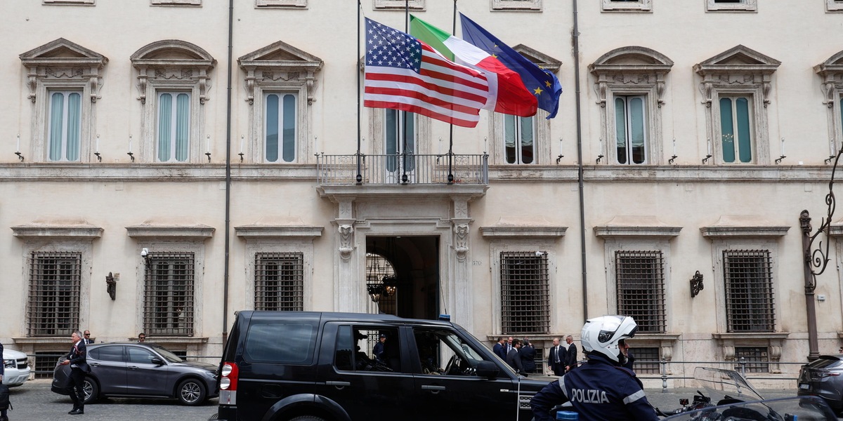 Il segretario di Stato americano Marco Rubio è partito da Roma