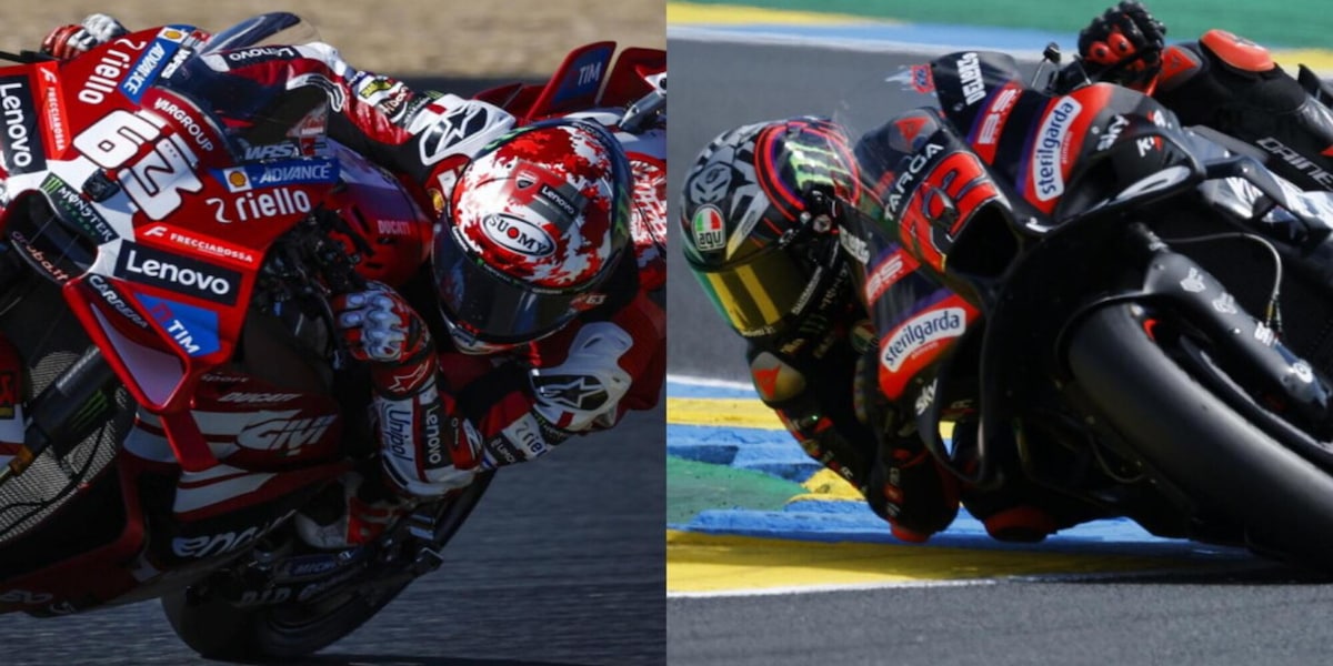 MotoGP diretta Le Mans: trionfo Jorge Martin, Bezzecchi secondo. Quarto Di Giannantonio
