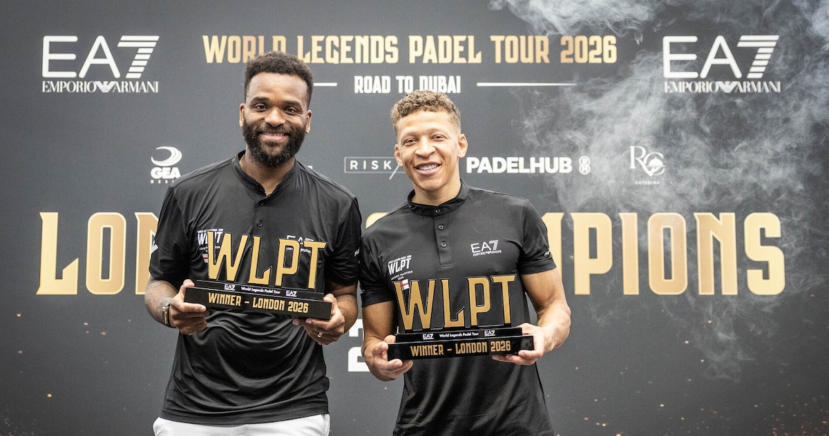 EA7 World Legends Padel Tour 2026: Bent e Gayle trionfano a Londra e volano alle Finals di Dubai