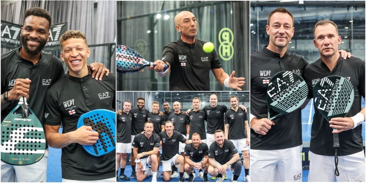 EA7 World Legends Padel Tour: spettacolo a Londra con le ex stelle della Premier League