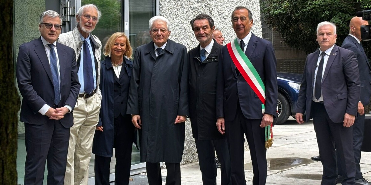 Mattarella a Milano per assistere alla lezione di Renzo Piano 'Arte del costruire'