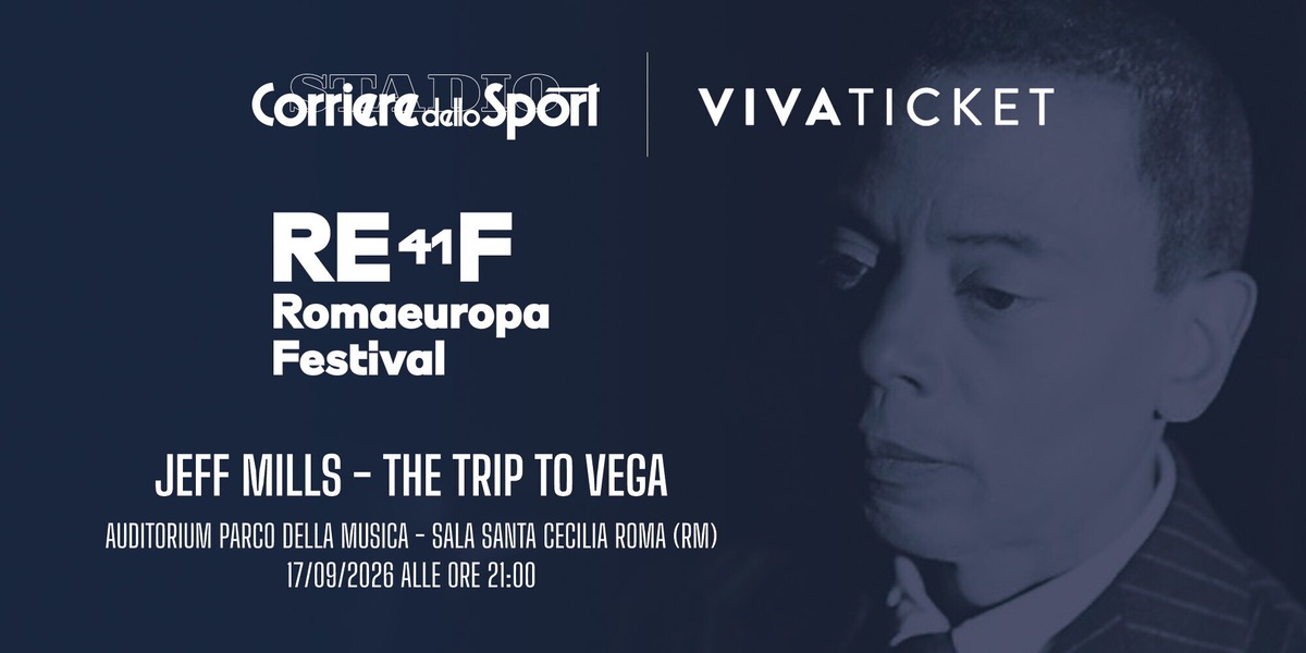 Jeff Mills a Roma: biglietti per “The Trip To Vega” al Romaeuropa Festival