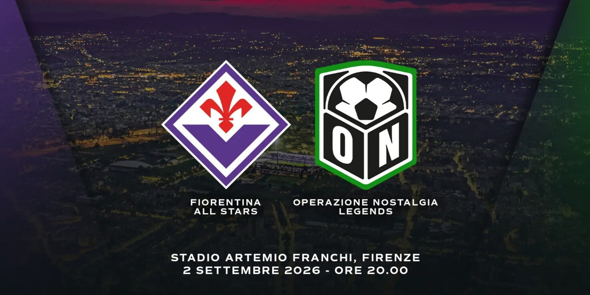 Fiorentina tra Centenario e compleanno: la partita All Stars vs Operazione Nostalgia Legends e il programma degli eventi