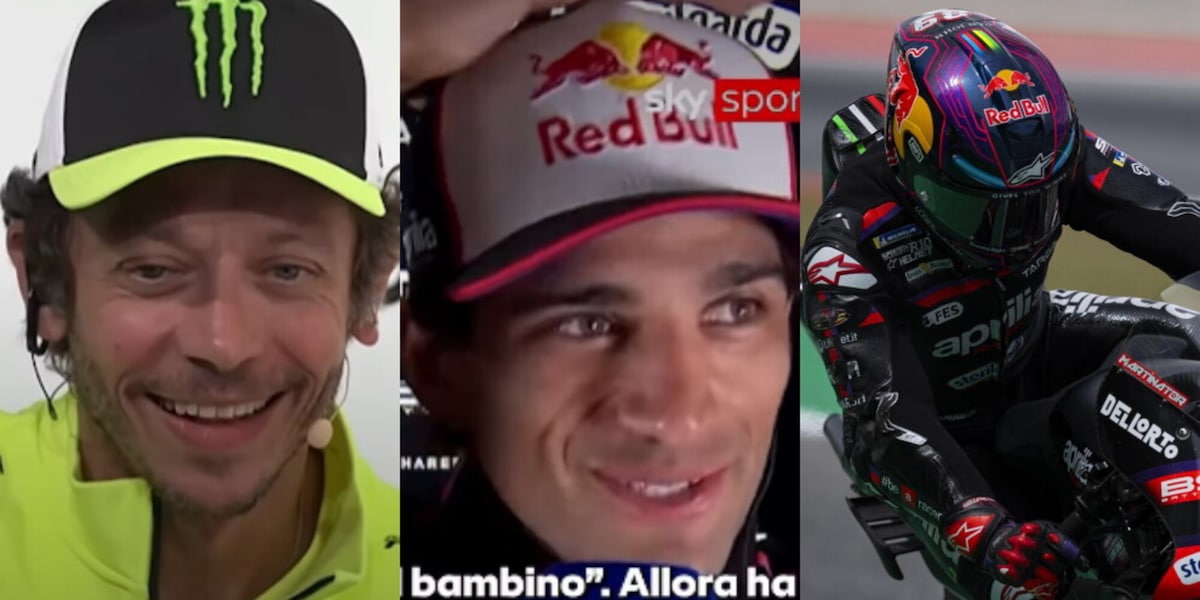 Martin si inchina a Valentino Rossi e racconta dell'incontro da bambino: "Non mi lavavo la testa, mi aveva toccato dio..."
