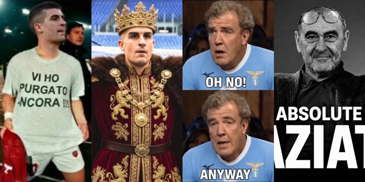 Mancini re del derby, Lazio ko e delusa: social scatenati con meme e ironie dopo la stracittadina