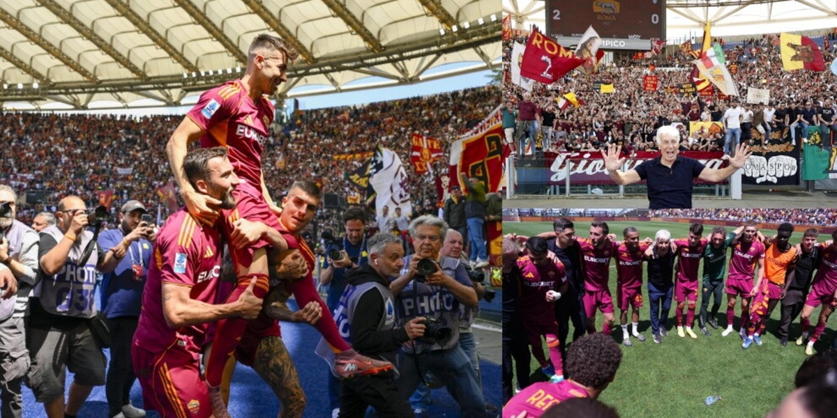 Dalle lacrime di El Shaarawy alla festa di Gasperini: la Roma in trionfo dopo il derby contro la Lazio