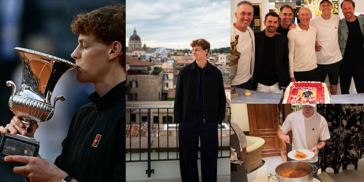 Dalla amatriciana alla torta da campione, Jannik Sinner celebra Roma: "Bellissimi momenti"