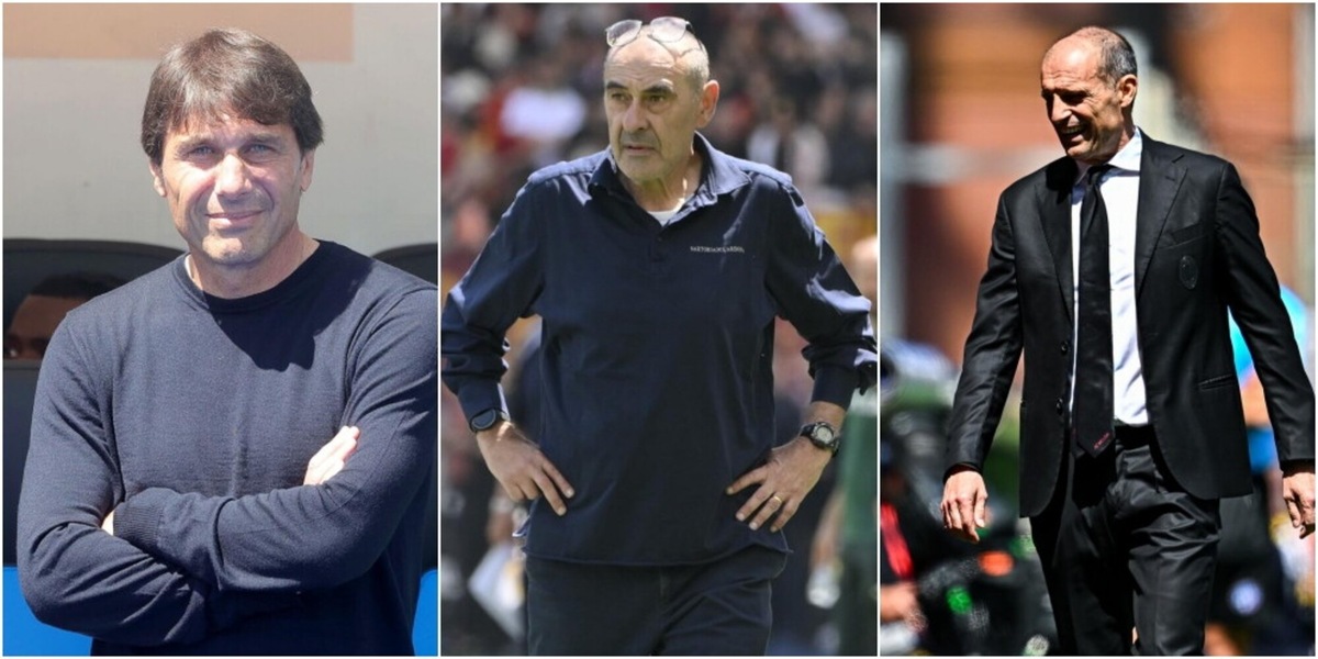 Il Napoli tra il presente di Conte e le suggestioni Sarri e Allegri