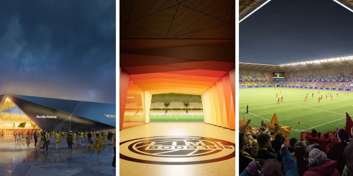 Un diamante in mezzo al Polo Nord: tutte le foto del nuovo stadio del Bodo