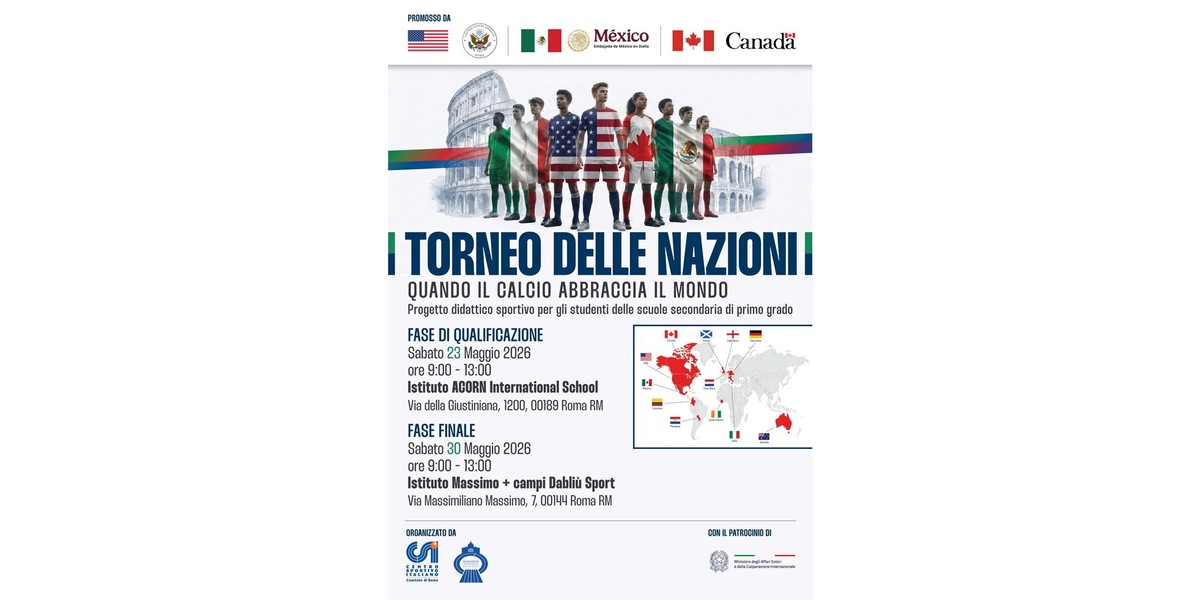 Nasce il “Torneo delle Nazioni”