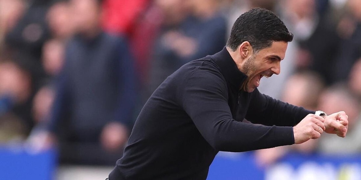 La curiosa reazione di Arteta dopo la vittoria dell'Arsenal in Premier: la squadra festeggiava mentre lui...