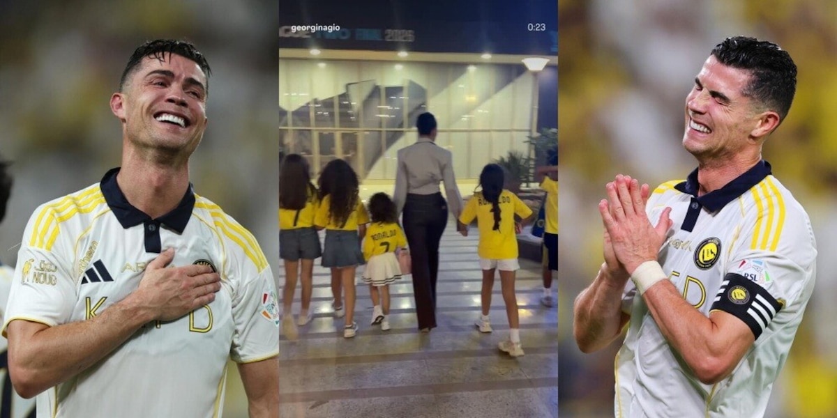 Cristiano Ronaldo è campione d'Arabia e non trattiene le lacrime: lo scudetto con l'Al Nassr emoziona anche Georgina