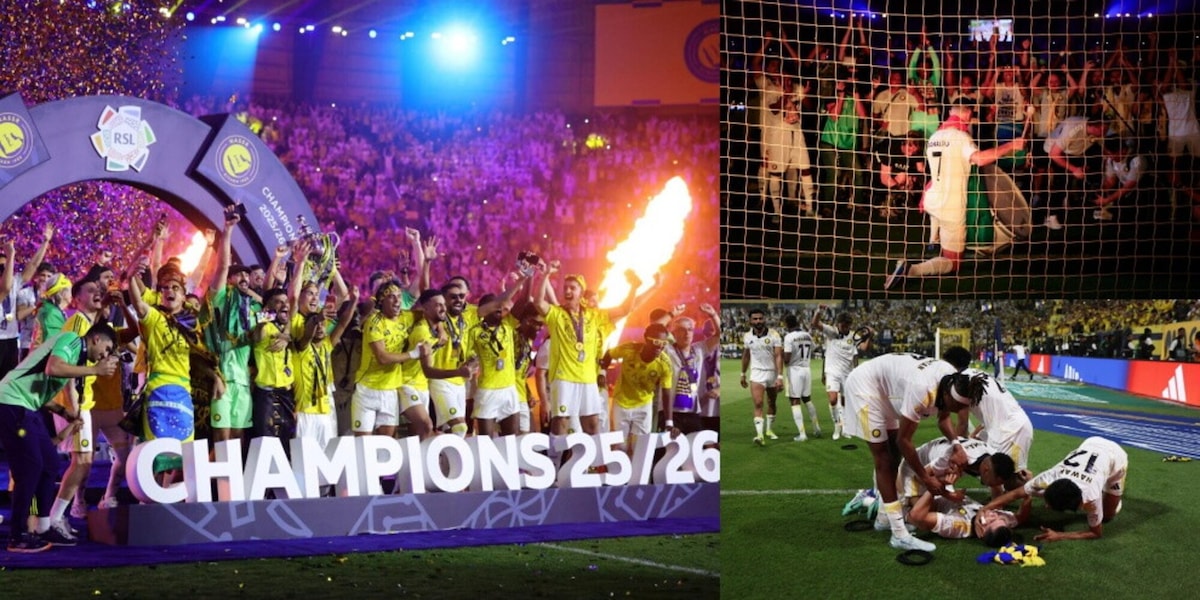 Tamburi, bandiere, abbracci, pianti e Cristiano Ronaldo scatenato: tutte le foto della festa scudetto dell'Al Nassr