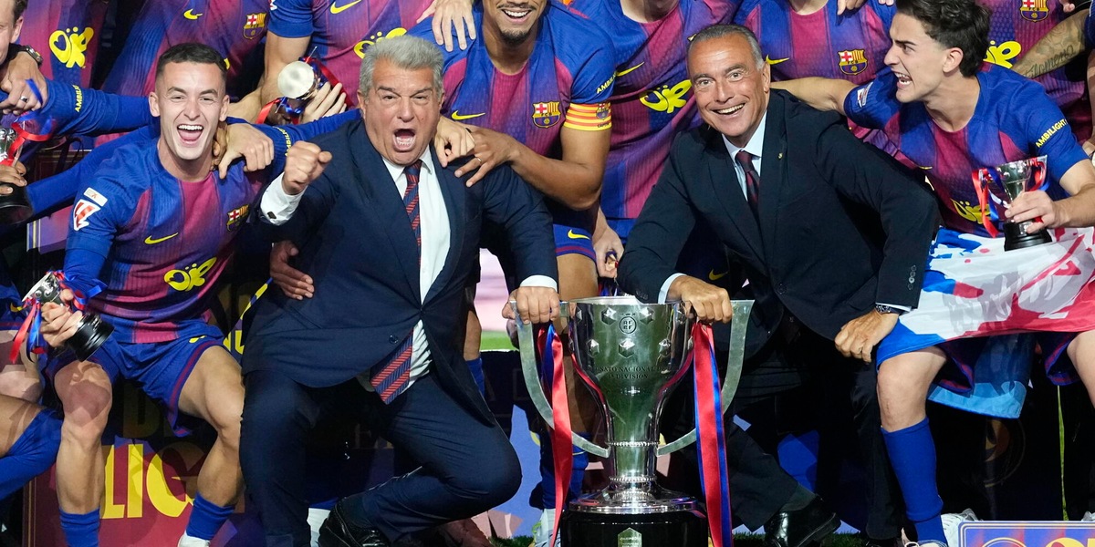 Laporta contro Florentino Perez 'attacca il Barca per creare scompiglio'
