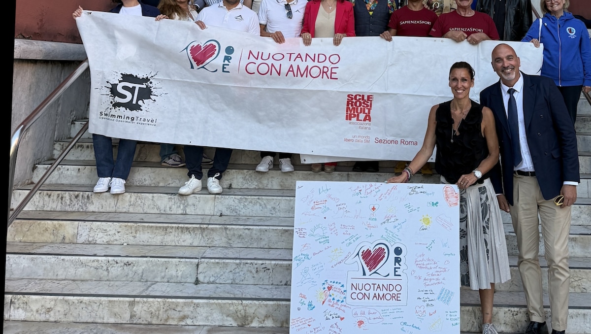12 Ore Nuotando con AmOre 2026: a Roma la staffetta solidale per l'AISM