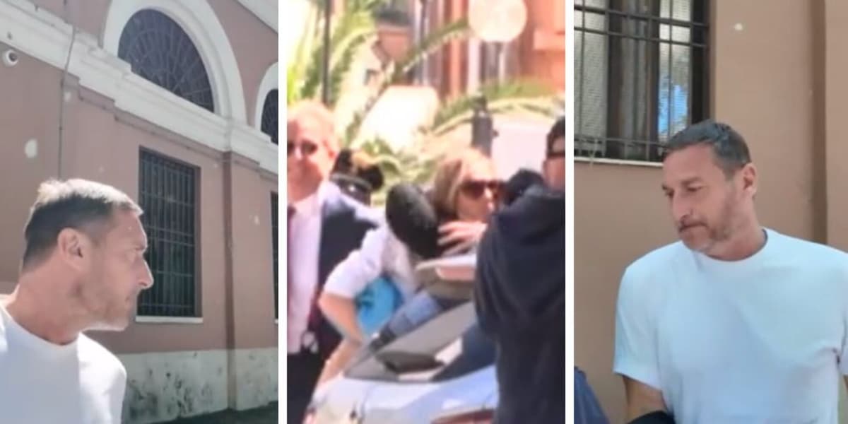 Quando finisce un amore: Totti e Ilary Blasi fuori dal tribunale per il divorzio